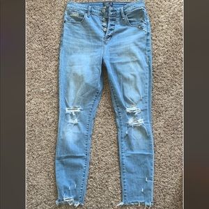 Abercrombie Curve Love High Rise Skinny Jeans